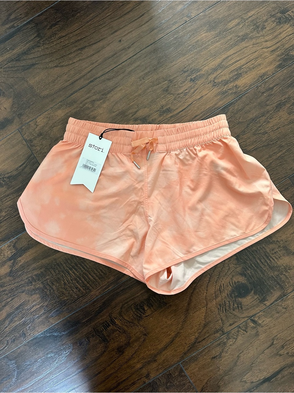 Stori Women's Athletic Shorts in Peach